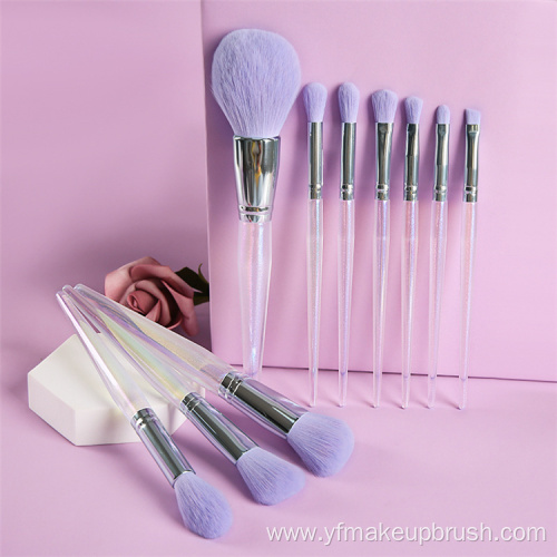 Wholesale 10pcs Crystal Facial Makeup Brush Set